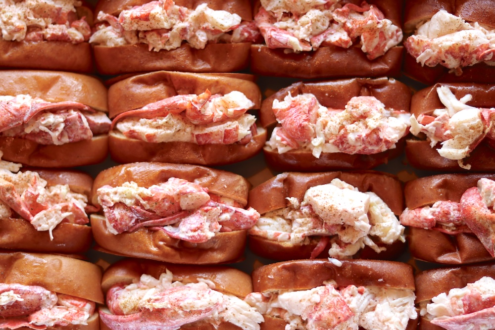 A dozen mini lobster rolls from State Line Lobster